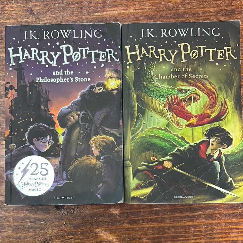 Harry Potter Book Set by - Black and Green Covers